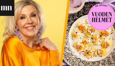 Vappu Pimiä paljastaa reseptin herkkuun, jota hän tarjoaa vieraille