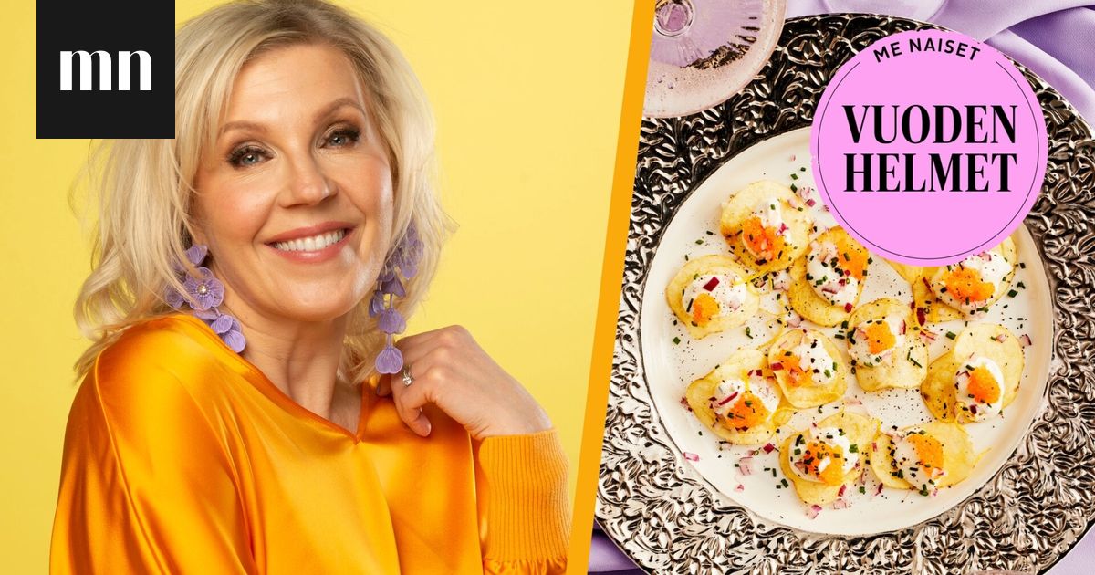 Vappu Pimiä paljastaa reseptin herkkuun, jota hän tarjoaa vieraille