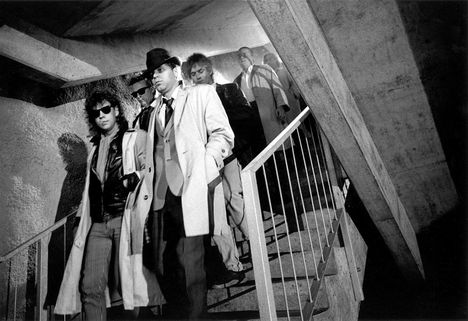 Pate Mustajärvi näytteli Aki Kaurismäen Calamari Union (1985) -elokuvassa.