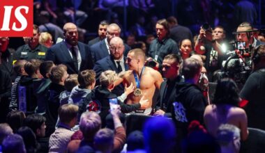 Hurja ilta Ice Cagessa! Theo Kolehmaiselta ja Abdul Husseinilta rajut tyrmäykset