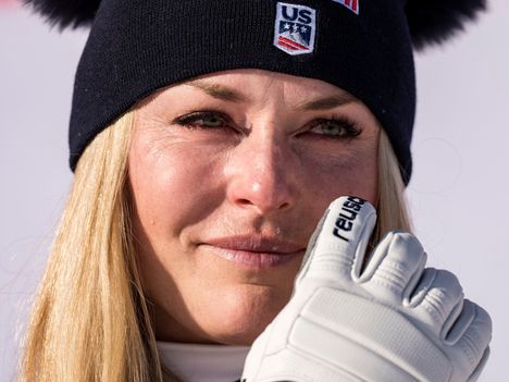 Voiton hetki oli alppilegendalle tunteikas.