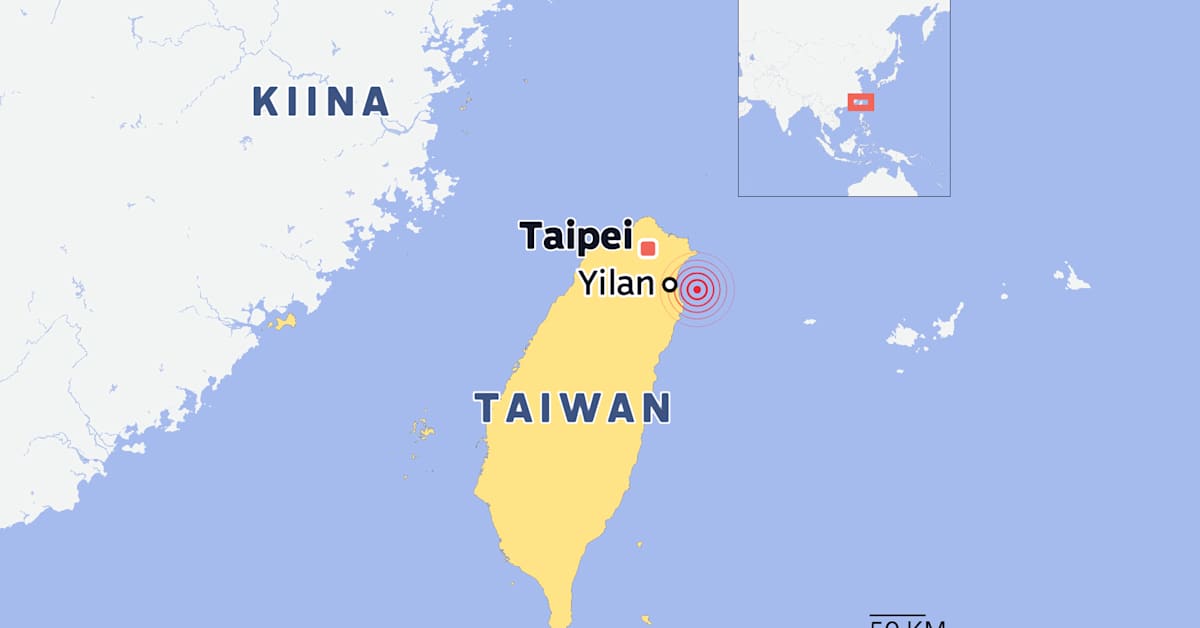 Taiwanissa voimakas maanjäristys | Uutisia lyhyesti