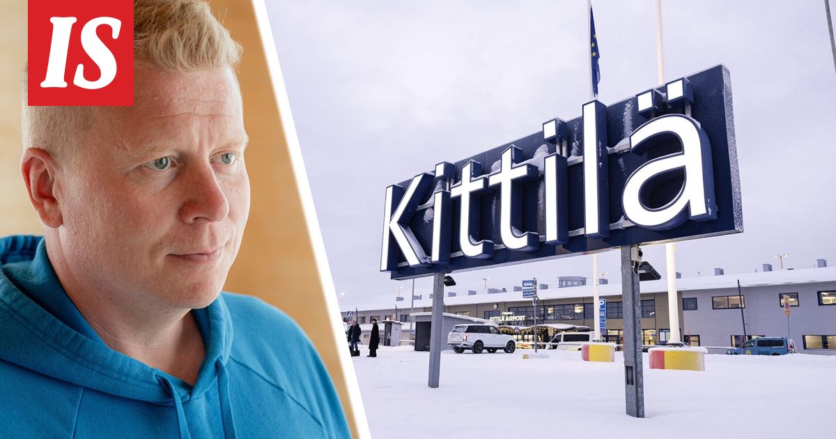 Sampo Kaulanen paikalla Kittilän lentoasemalla – ”Helkkarinmoinen tuulenpyräkkä”
