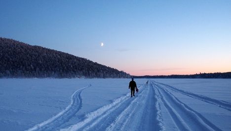 Lapin eksoottinen talviluonto ihastuttaa ulkomaalaisia tähtiä.