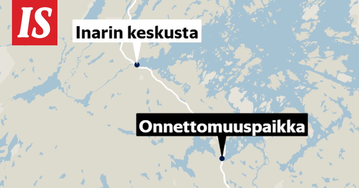 Vakava liikenneonnettomuus Inarissa - Ilta-Sanomat