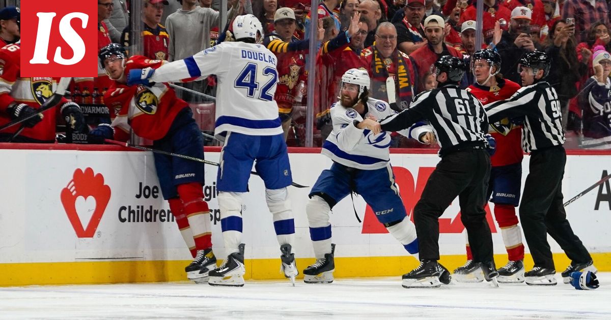 NHL:ssä tapeltiin urakalla – kuusi miestä jäähyaitiossa yhtä aikaa