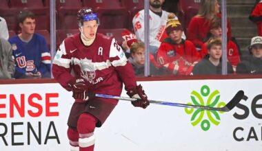 Latvia oli lähellä yllättää taas Kanadan nuoret MM-jäällä – SM-liigassa häikäissyt Latvian ihmepoika hyvin esillä | Urheilua lyhyesti