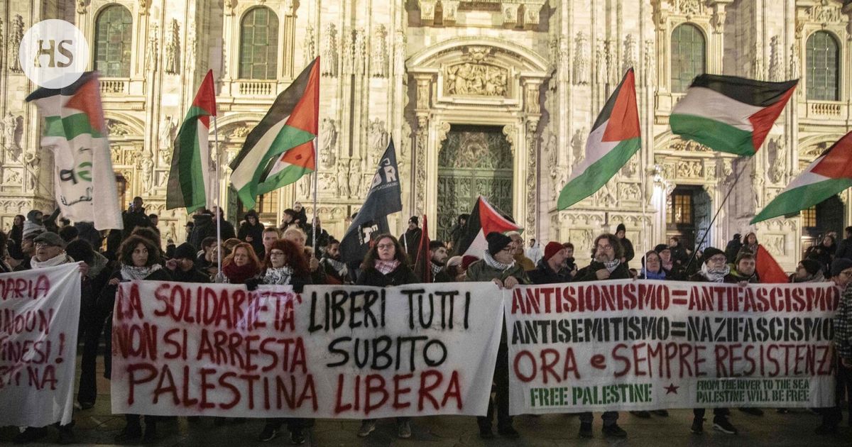 Italialaisten lahjoitukset Palestiinan siviileille päätyivät Hamasille