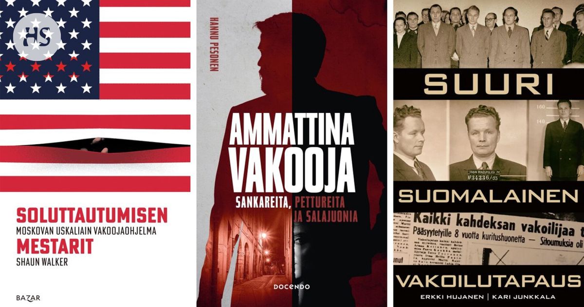 Kirja-arvio: Kolme uutta tietokirjaa käsittelee vakoilua ja vastavakoilua