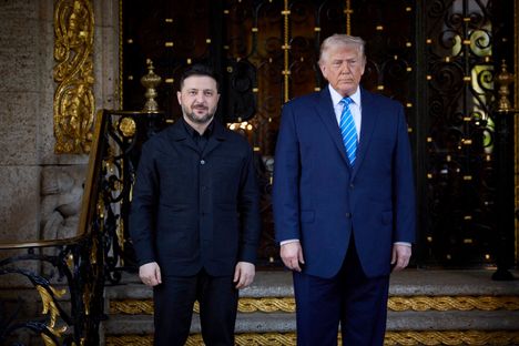 Zelenskyi ja Trump tapasivat sunnuntaina Floridassa Mar-a-Lagossa.