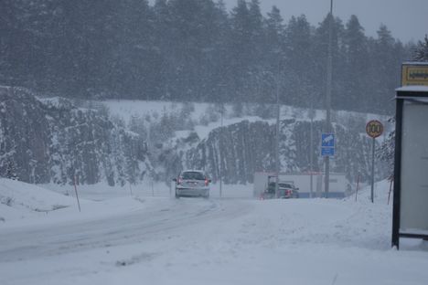 Varsinkin Lounais-Suomeen voi olla luvassa runsaita lumisateita.