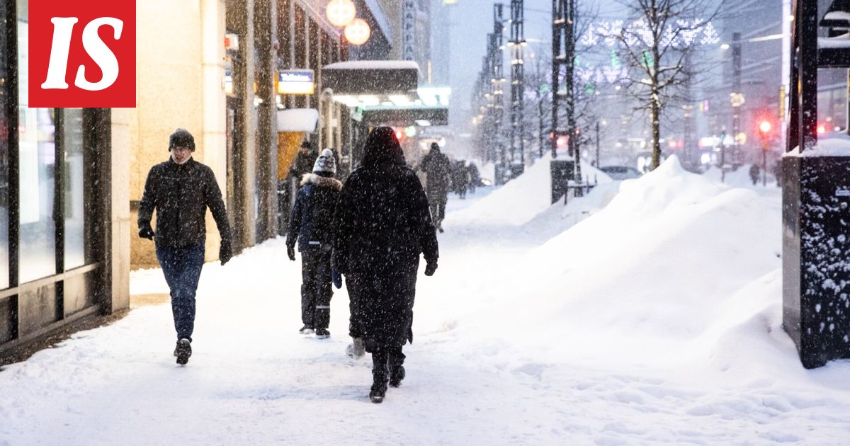 Suomeen pöllähtämässä runsaasti lunta - Ilta-Sanomat