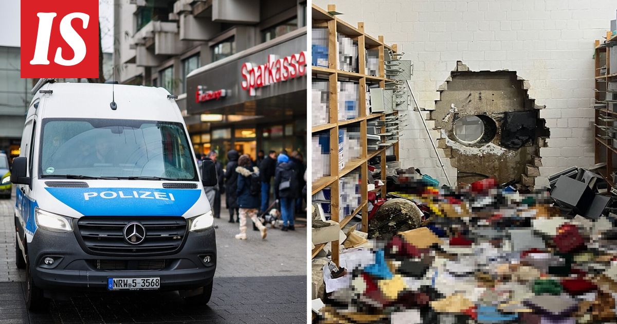 Suuri pankkiryöstö Saksassa – saalis kymmeniä miljoonia