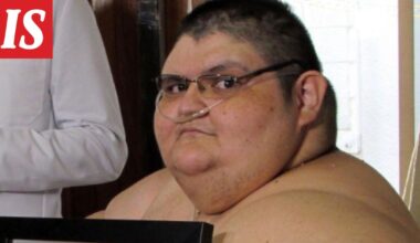 Maailman lihavimpana tunnettu mies on kuollut