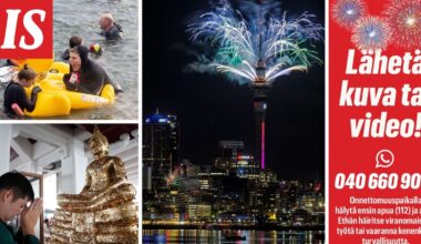 Suora lähetys Sydneystä: Ilotulitukset värittävät taivasta - Ilta-Sanomat