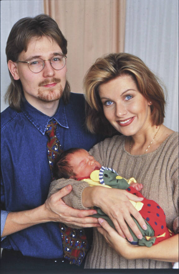 1995 oli merkkivuosi Tanjalle ja Totille. Häähumu vaihtui vauvaonneksi.