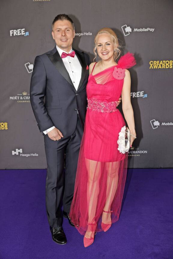 Auri ja Sami ovat tuoreet ylpeät vanhemmat.