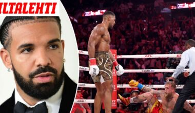 Jake Paul hävisi – Drake menetti hurjan summan rahaa