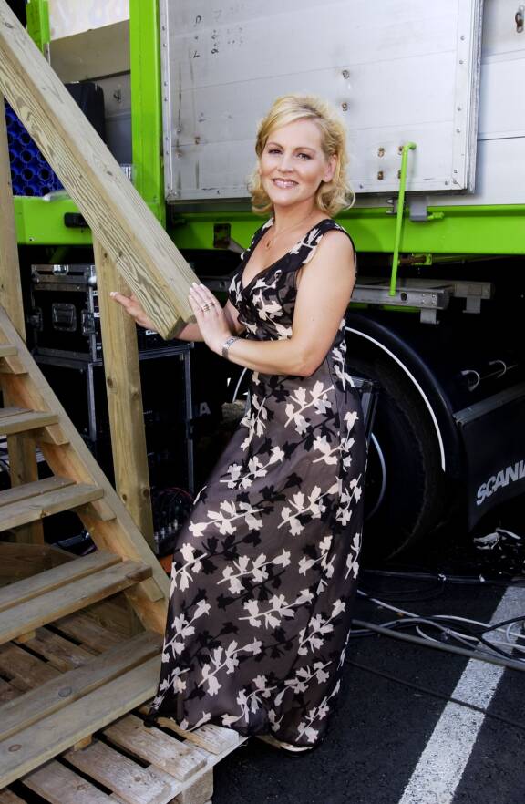 Tältä näytti Erja Koriseva vuonna 2003 Tapsan Tahdeilla.