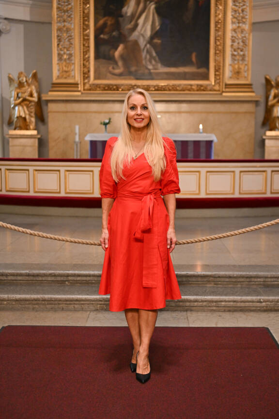 Virpi kertoo kokeneensa Pyhän hengen kosketuksen. Sen myötä joulukirkkokin on saanut uudenlaisen merkityksen.