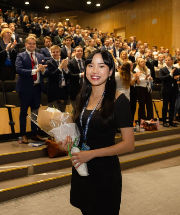 BInga valittiin taannoin kaksivuotiselle jatkokaudelle Kokoomusnuorten puheenjohtajana.