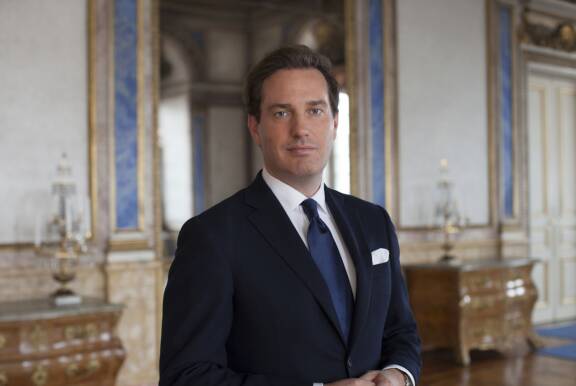 Tämän näköisenä Chris avioitui prinsessansa kanssa vuonna 2013.