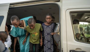 Nigerian viranomaiset kertoivat joulukuussa vapauttaneensa osan marraskuussa siepatuista lapsista. LEHTIKUVA/AFP