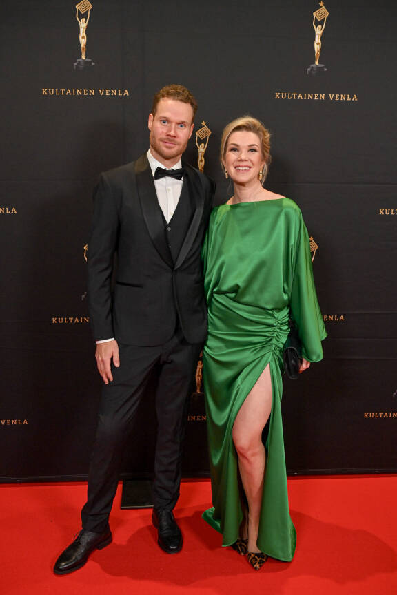 Tuija ja Eero avioituivat vuonna 2019. Arkistokuva vuoden 2023 Venla-gaalasta.