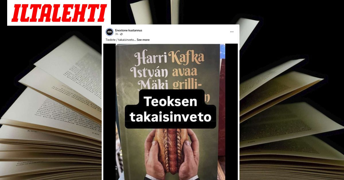 Suomalaisen kirjailijan teos vedetään takaisin: ”Estetään leviäminen”
