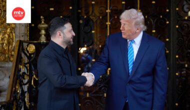 Volodymyr Zelenskyi tapasi Donald Trumpin sunnuntaina Floridassa.