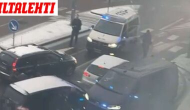 Raju poliisioperaatio Jyväskylässä – Ihminen revittiin ulos autosta