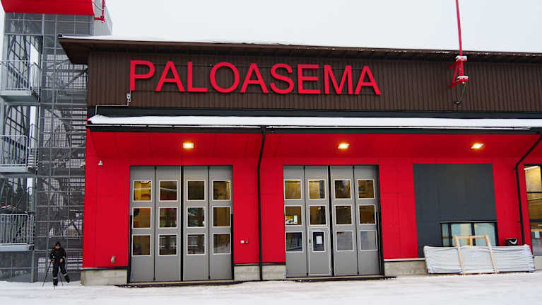 Lauritsalan uusi paloasema.