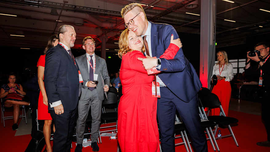 SDP:n kolmipäiväinen puoluekokous alkoi Jyväskylän Paviljongissa 1. syyskuuta 2023. 