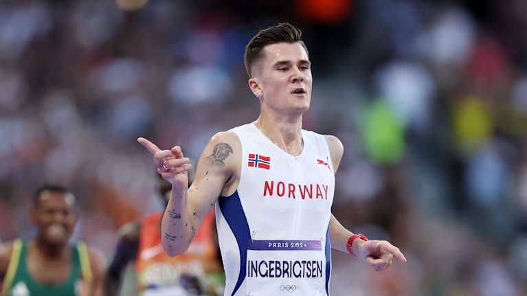 Jakob Ingebrigtsen voittoon 5 000 metrillä.