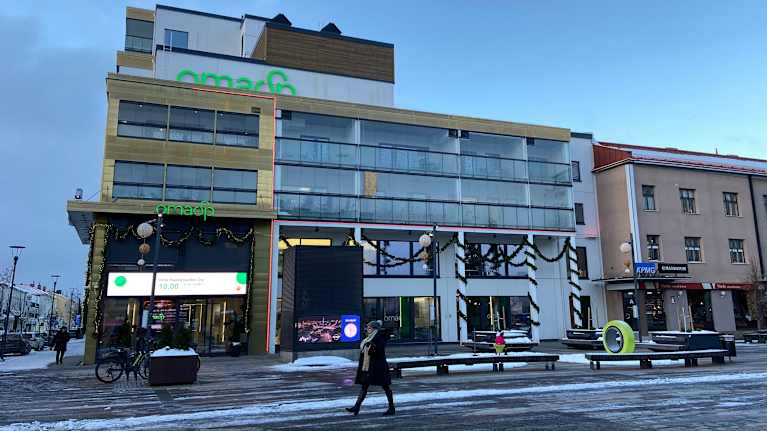 Oma Säästöpankin konttori Seinäjoen keskustassa. 