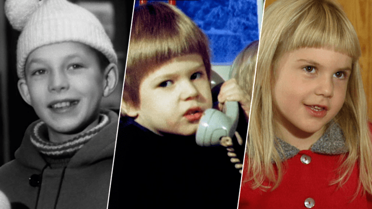 Kuvakollaasi, jossa kolme lasta haastatteluissa.