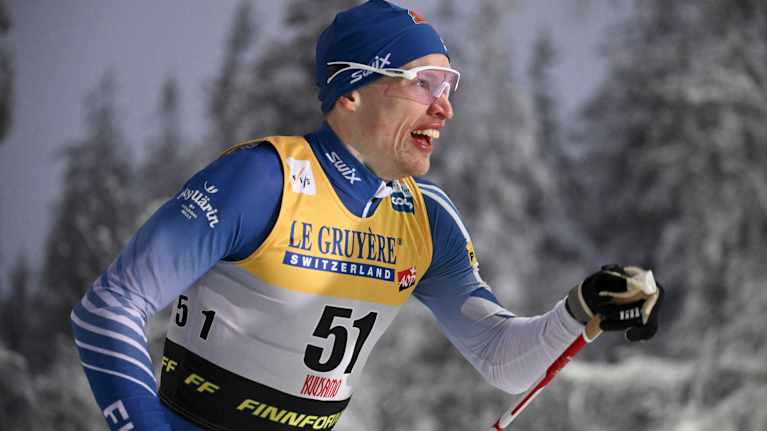 Iivo Niskanen åker i Ruka.