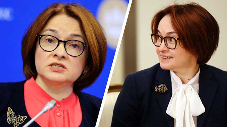 Venäjän keskuspankin puheenjohtaja Elvira Nabiullina.