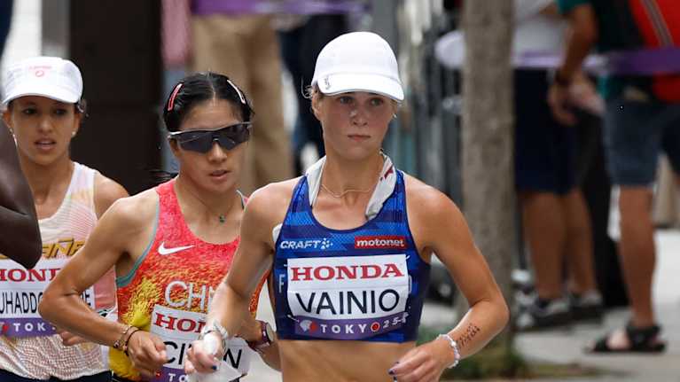 Maratonjuoksija Alisa Vainio.