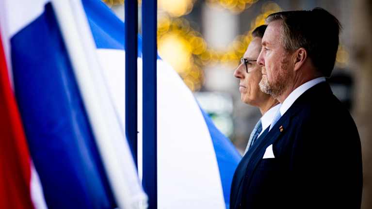 Alankomaiden kuningas Willem-Alexander ja presidentti Alexander Stubb.