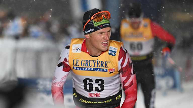 Mika Vermeulen Rukalla marraskuussa.