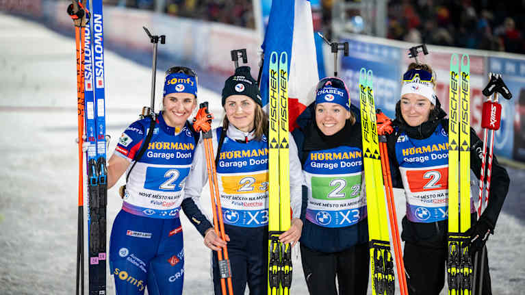 Ranskan naisten ampumahiihtomaajoukkue.