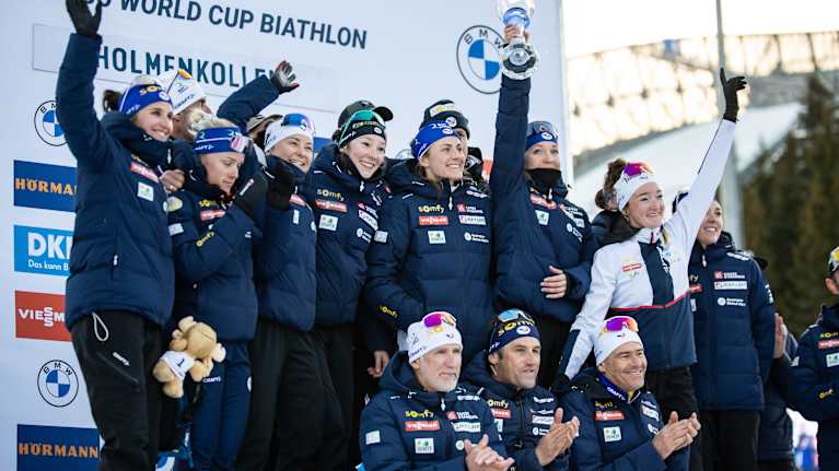 Ranskan naisten ampumahiihtomaajoukkue.