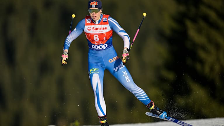 Vilma Ryytty onnistui Davosissa hienosti.