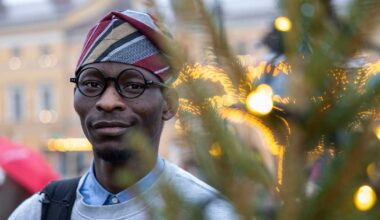 Nigerialainen musiikinopiskelija viihtyy suomalaisen joulun rauhassa | Kulttuuri