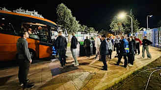 Málaga CF:n suomalaisfanit nousivat kannattajabussin kyytiin Benalmadenasta. 