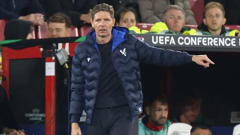 Oliver Glasner valmentaa Crystal Palacea.