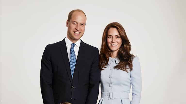 Prinssi Wiliamin perheen joulukortti vuodelta 2017.