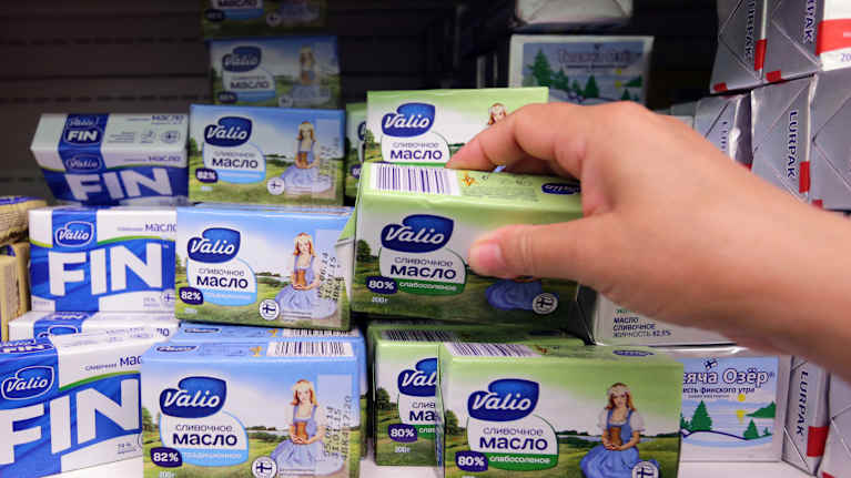 Valios produkter i Ryssland. 