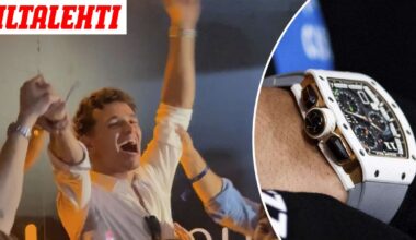 Nyt on asusteella hintaa! F1-mestari juhli pöyhkeässä varustuksessa